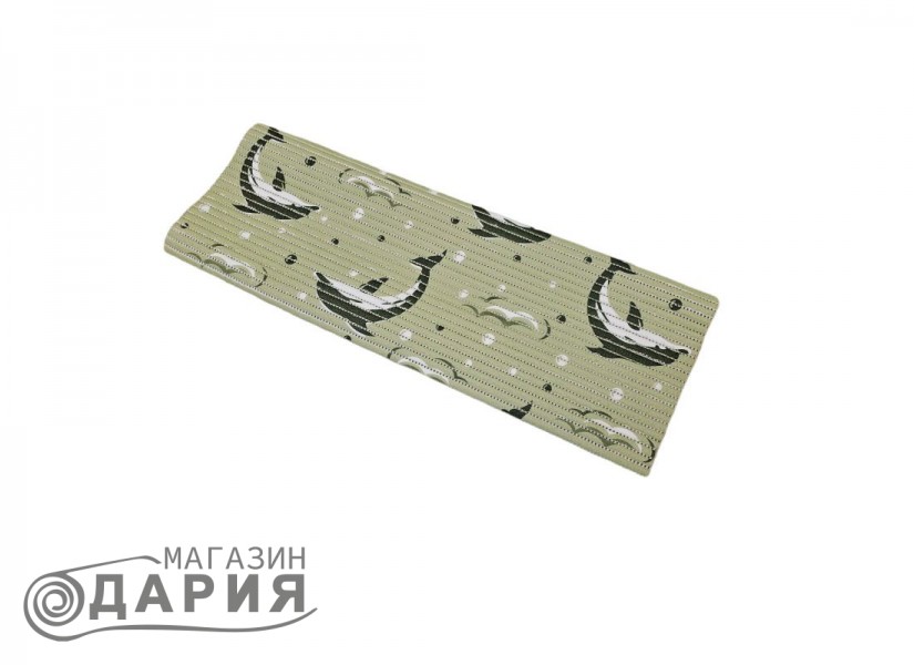 Постелка за баня делфин зелен P